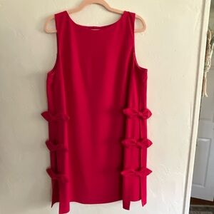 Trina Turk Arlette Bow Shift Dress Size 12 NWT